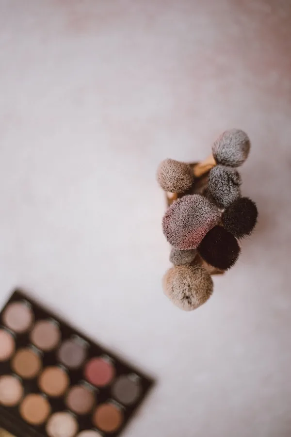 Makeup brush and product