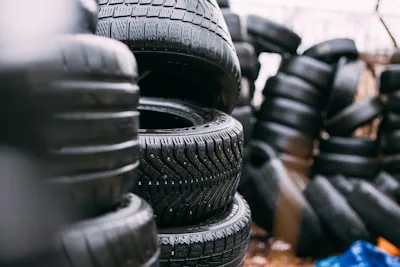 Stacked tires