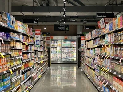 Store shelves