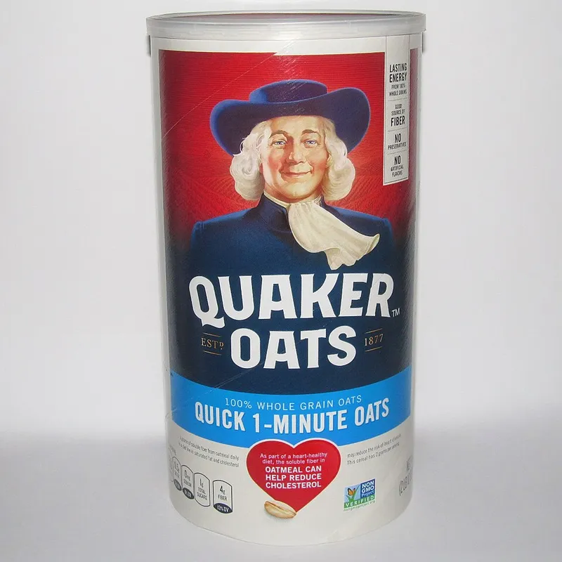 Quaker Oats Quick 1-Minute Oats canister