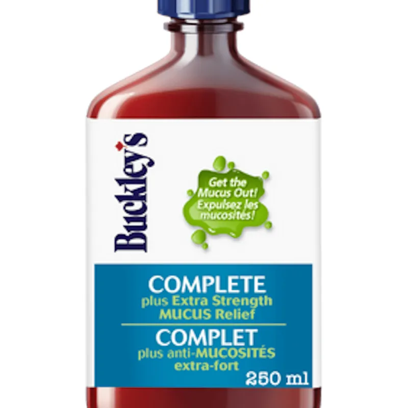 Buckley's cough syrup bottles
