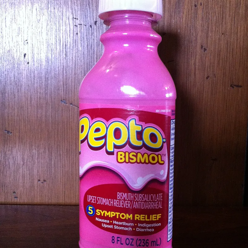 Pepto-Bismol bottle